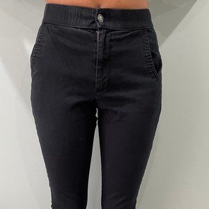 Hollister ankle length black pants size xs